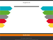 Tablet Screenshot of keygens.ws